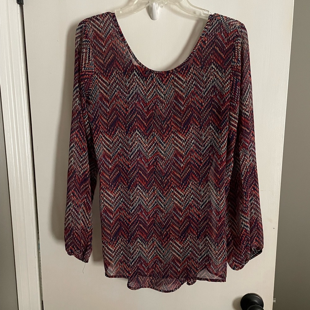 Sheer blouse